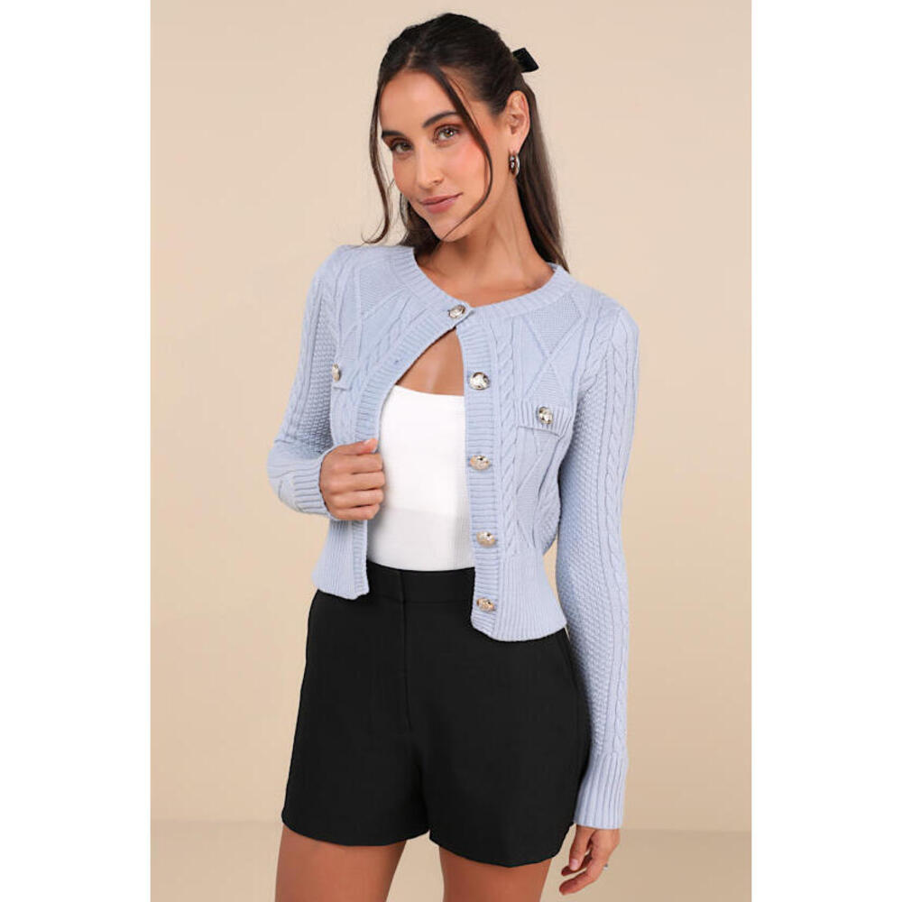 Lulus Playfully Sophisticated Black Twill High-rise Shorts - Size S